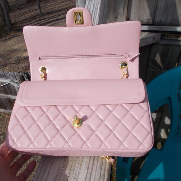 Quilted handbag pink - Picture 4 of 5